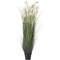 Large Artificial Meadow Plant (pot not included) - White