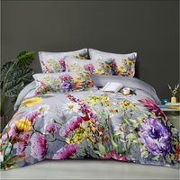 Meadow Floral Printed Duvet Set - Lilac / 230cm