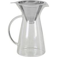 Tova Coffee Pot 1100ml - Silver, Clear