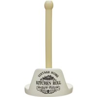 Vintage Home Cream Kitchen Roll Holder - Cream, Black