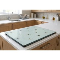 White Honeycomb Bee Hob Cover 52x60Cm - Whitey