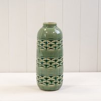 Charming Green Ceramic Vase for Home Decoration - Pale Green