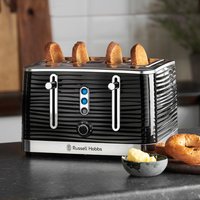 4 Slice Inspire Toaster Black - Black
