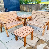 Burghley Corner Set - Brown