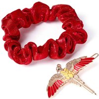 Harry Potter Fawkes Hair Accessory Set - red
