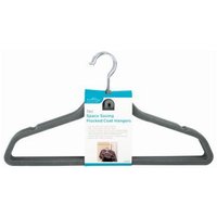 Velvet Coat Hangers - Grey - Pack of 5 - Grey