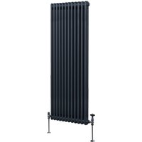 Traditional Column Radiators - Grey / 7cm / 180cm / 56cm