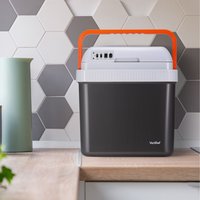 VonShef 24L Electric Cool Box, Insulated Cooler with Hot Cold Function - Dark Grey