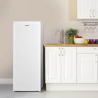 160L Freestanding Fridge with Adjustable Thermostat - White
