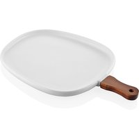 Woody Collection Porcelain Serving Board - 38 x 25 cm - White