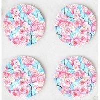 Cherry Blossom Coasters - Pink
