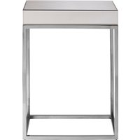 Gianna Mirrored Side Table - Silver