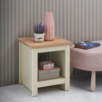Lisbon Lamp Side Table - Cream