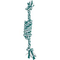 HugglePets Recycled T-Shirt Log Tug Dog Toy - Teal