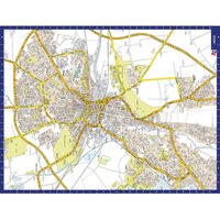 Great Britain A Z Map of Lincoln 1000 Piece Jigsaw Puzzle Exclusive - Neutral