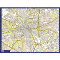Great Britain A Z Map of Coventry 1000 Piece Jigsaw Puzzle Exclusive - Neutral