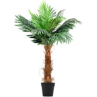 Artificial Palm Tree Fake Tropical Potted Plant - Green