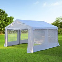 Outsunny Garden Gazebo Party Tent - White / 400cm