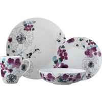 Maxwell Williams, Maxwell Williams Viola Coupe 16 Piece Dinner Set - White Maxwell Williams, Maxwell Williams Viola Coupe 16 Piece Dinner Set - White