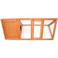 Oypla, Oypla Wooden Outdoor Triangle Pet Hutch Run Cage Oypla, Oypla Wooden Outdoor Triangle Pet Hutch Run Cage