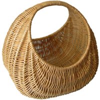Gondola Wicker Shopper Basket - Brown