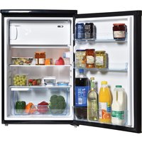 55cm Under Counter Fridge With 4* Ice Box Black - Black
