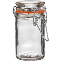 Glass Storage Jar - 70ml - Orange Seal / 1