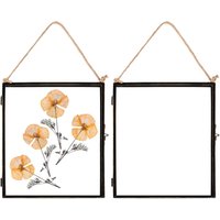 Hanging Metal Photo Frames - Black / 8 x 10 / 2