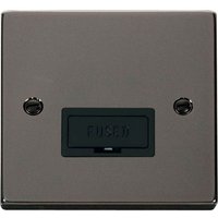 Black Nickel 13A Fused Connection Unit - Black Nickel
