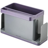 CALITEK Sink Caddy Washing Up Organiser with Removable Drip Tray - Purple