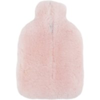 Sheepskin Hot Water Bottle - Pink