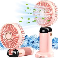 Rechargeable USB-C Handheld Portable Fan - Pink