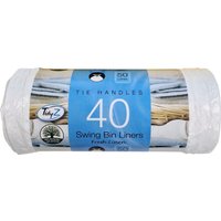 Pack of 40 Tidyz Tie Swing Bin Fragranced Liners 50L