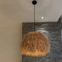 CGC Raffia Grass Pendant Lampshade - Natural