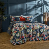 Koi Pond Reversible Duvet Cover Set - Midnight / Superking