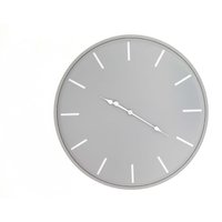 Karlsson Modern Metal Large Wall Clock - Grey