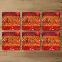 Spain Flag Coaster - Red