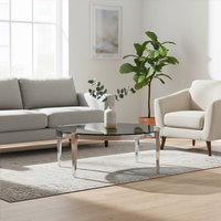 Piermount Round Coffee Table - Silver
