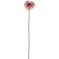 Set of 3 Artificial Pink Gerbera Stems - Pink