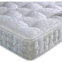 Miracle Pocket Sprung Wool Mattress - White / Single