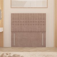 Lexington Plush Velvet 54" Floor Standing Upholstered Headboard - Pink / Small Double