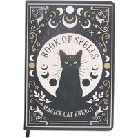Magical Cat Notebook Journal - Black