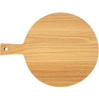 Lyna Round Oak Wood Paddle Chopping and Serving Board - Natural