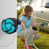 DURHAND, 15M Water Hose Reel - Black and Green / 10m DURHAND, 15M Water Hose Reel - Black and Green / 10m