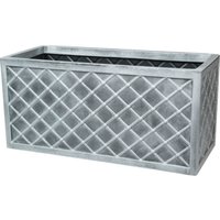 Grey Lazio Trough Planter - Grey