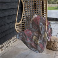 Prints Of Autumn Leaves Blanket - Brown