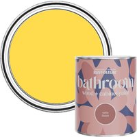 Rust-Oleum Bathroom Wood Cabinet Paint in Satin Finish - Lemon Sorbet 750ml - Yellow