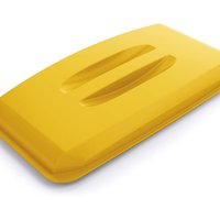 Durable DURABIN Waste Bin Lid for 60 Litre Bin - Yellow / 275cm