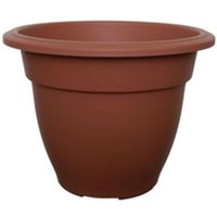45cm Terracotta Colour Round Bell Plant Pot Flower Planter Plastic Pot - Terracotta / 1