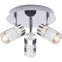 Halifax Bathroom Adjustable Spotlight Plate - Chrome
